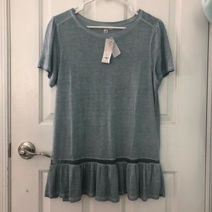 NWT Alya Light Blue Tee